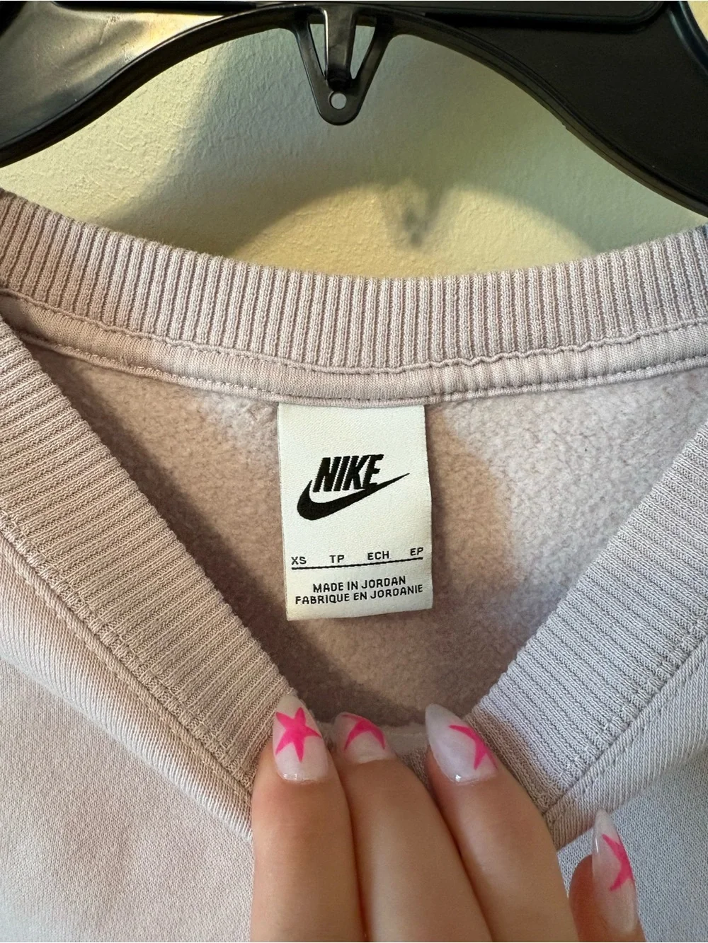 Nike Crewneck Sweatshirt in Pale Lavender